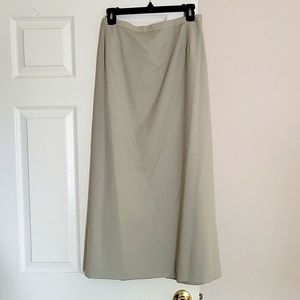 Lands End Wool Gabardine Fully Lined Pencil Skirt Misses 20